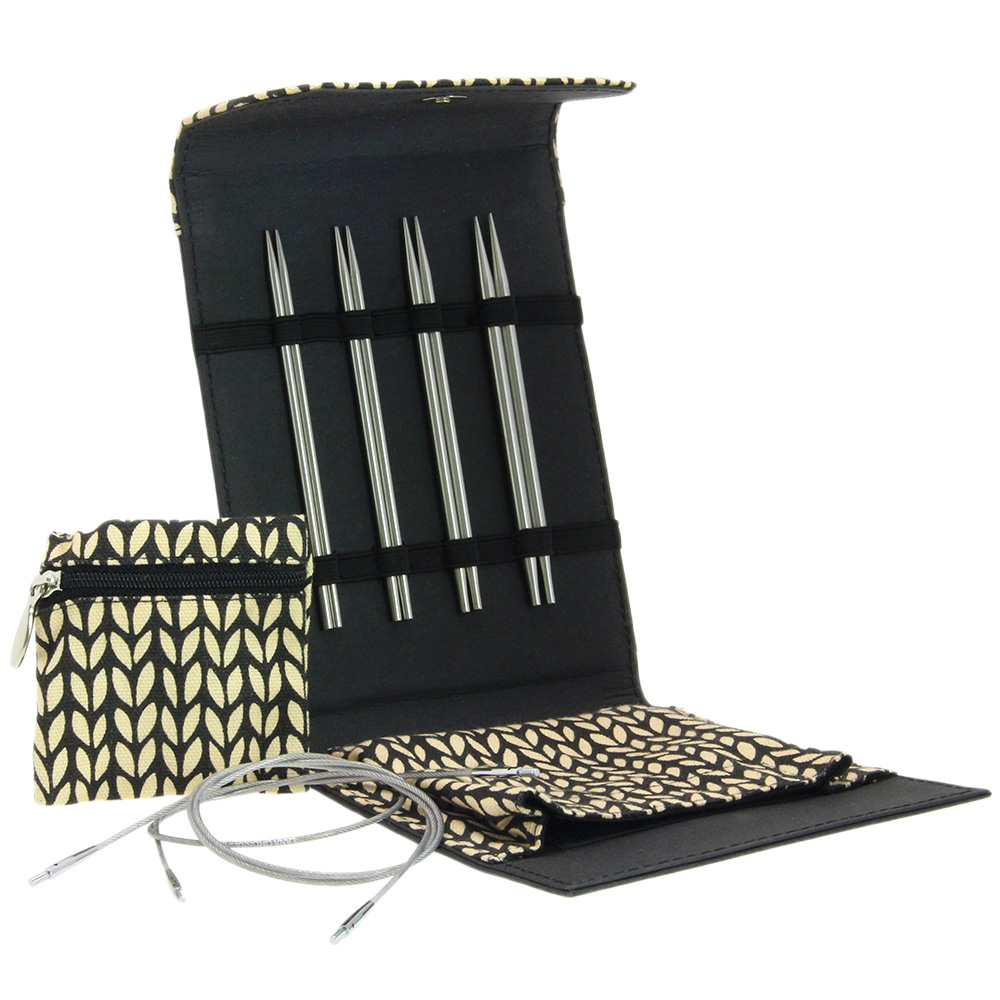 Vario rondbreinaaldenset edelstaal donkerbruin