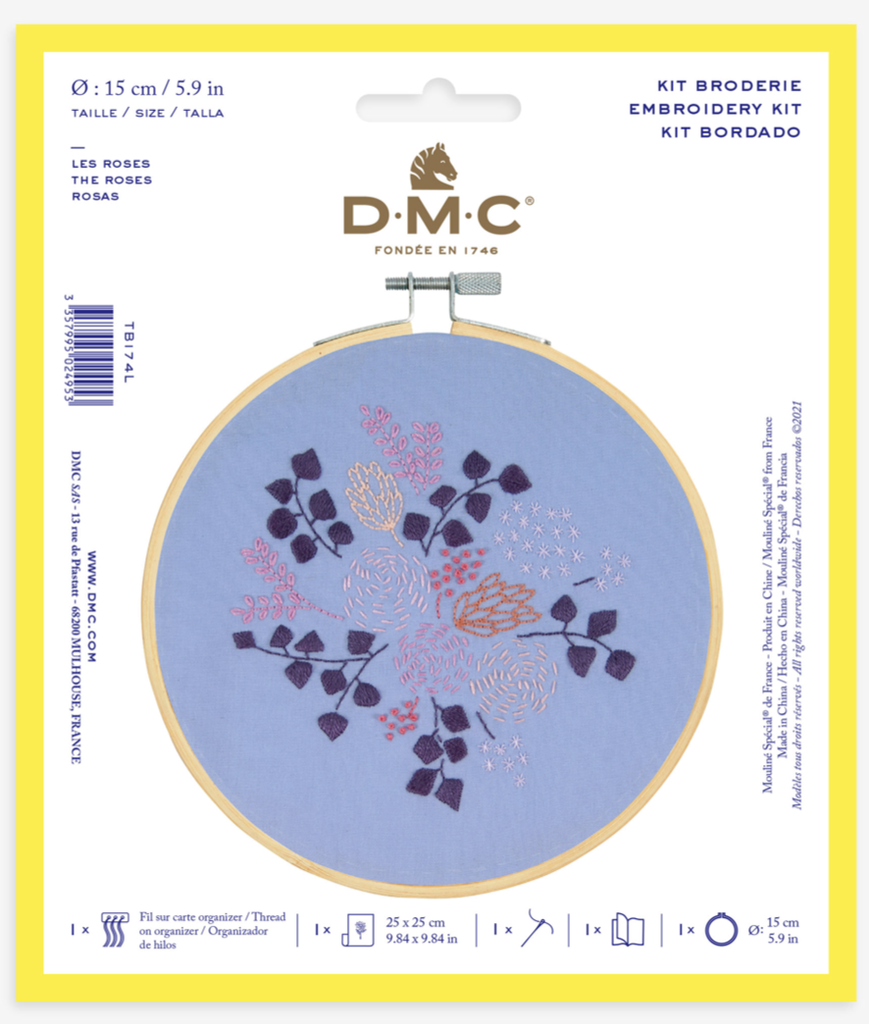 borduurkit Les Roses