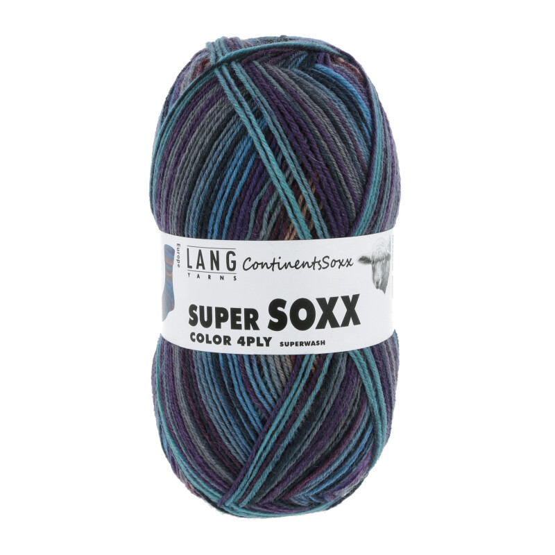 [Lang Yarns] Super Soxx Color 403 Europe op = op