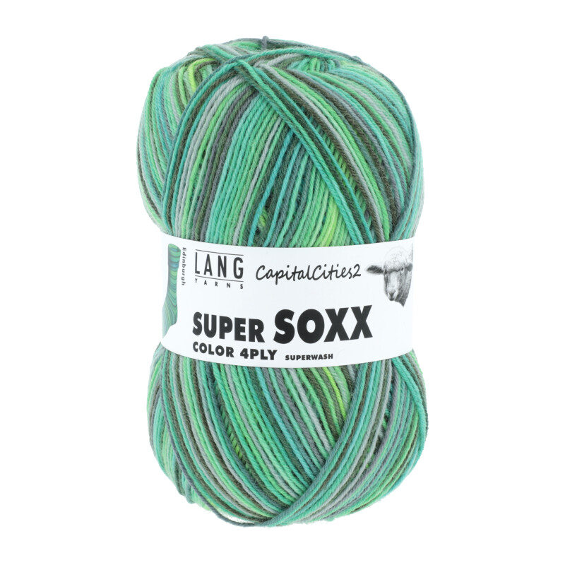 [Lang Yarns] Super Soxx Color 381 Edinburgh op = op