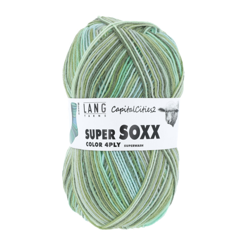 [Lang Yarns] Super Soxx Color 384 Monaco op = op