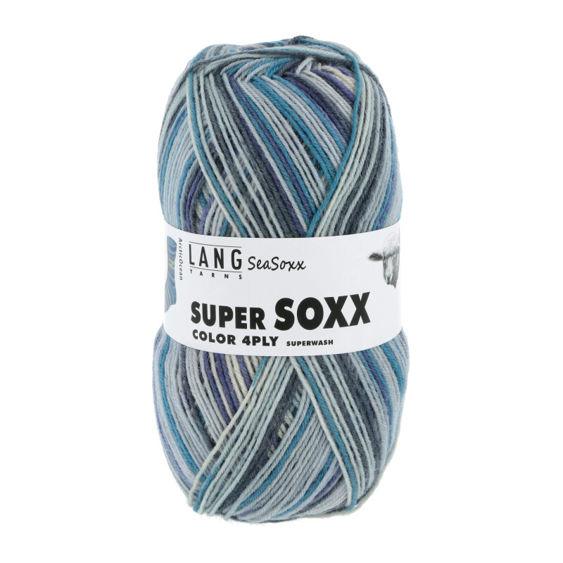 [Lang Yarns] Super Soxx Artic Ocean 415 op = op