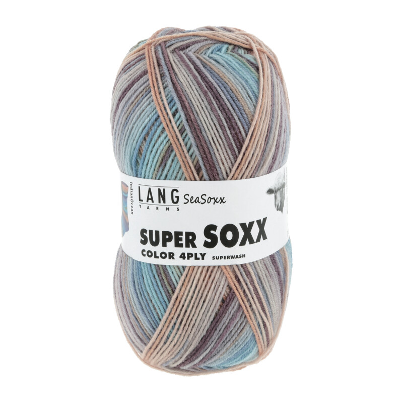 [Lang Yarns] Super Soxx Indian Ocean 418 op = op