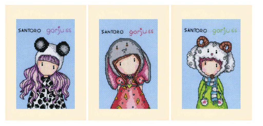 Wenskaart kit Gorjuss set van 3