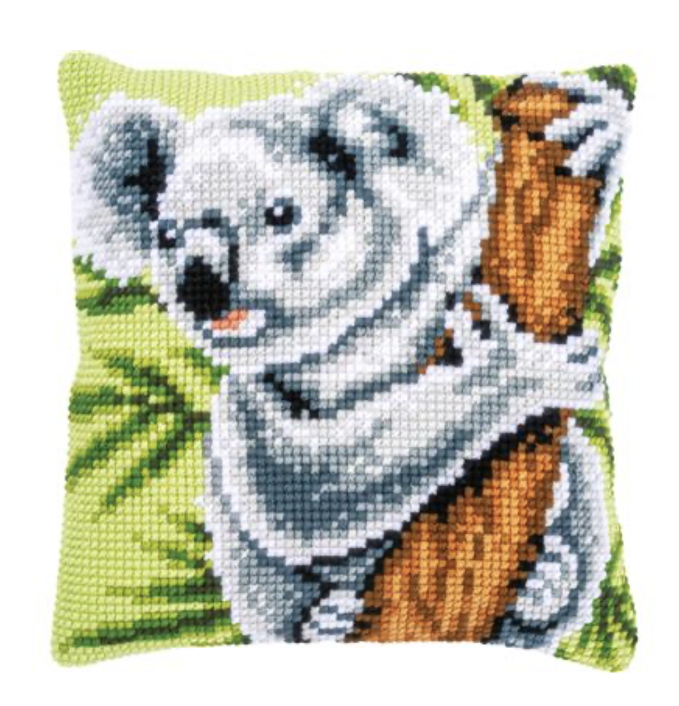 Kruissteekkussen kit Koala