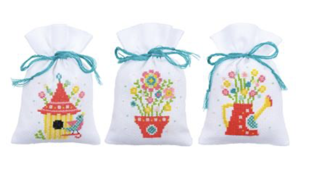 Kruidenzakje kit Lente set van 3