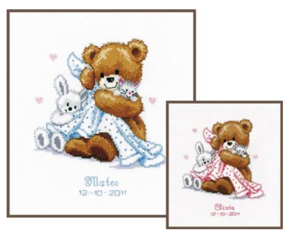 Telpakket kit Beertje met dekentje 