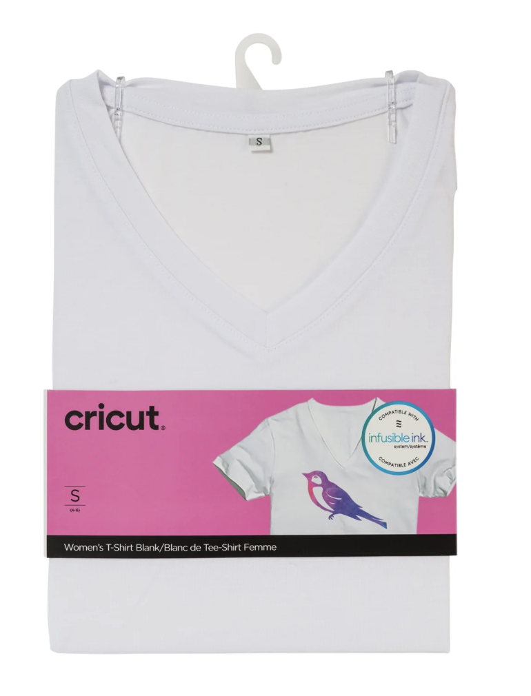 Dames T-shirt V-hals maat S