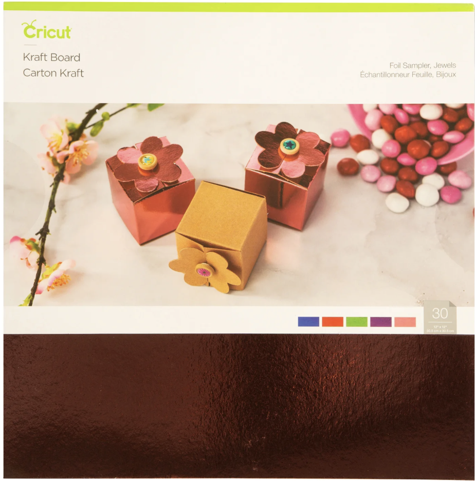 Kraft Board Foil sampler Jewels