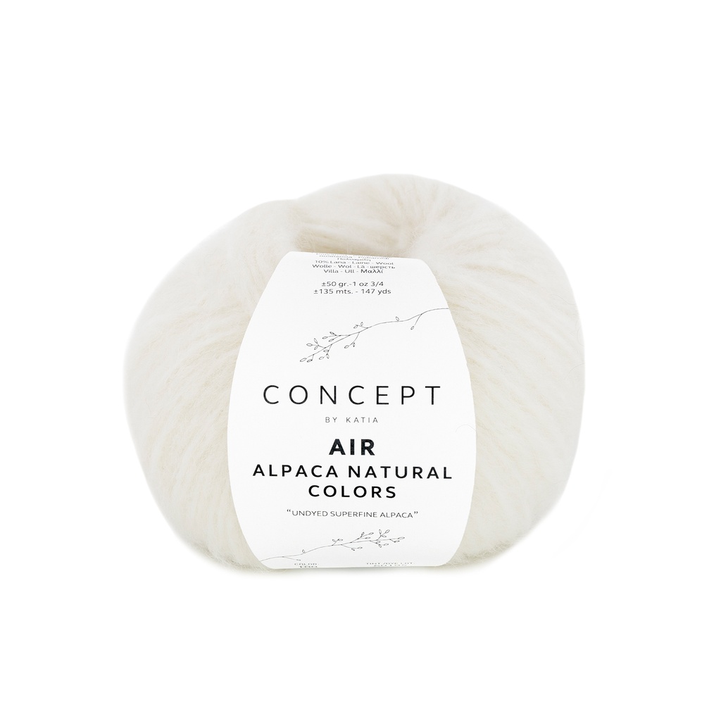 Air Alpaca Natural Colors 100