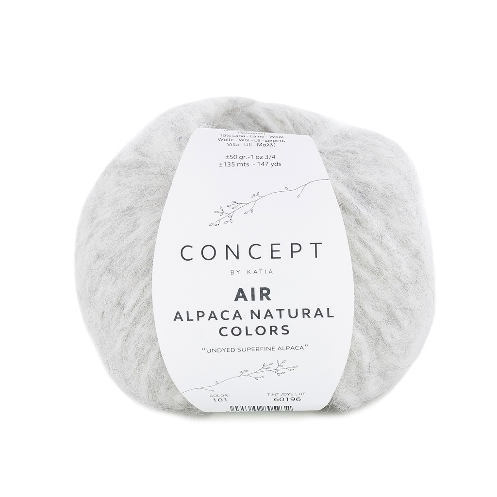 Air Alpaca Natural Colors 101