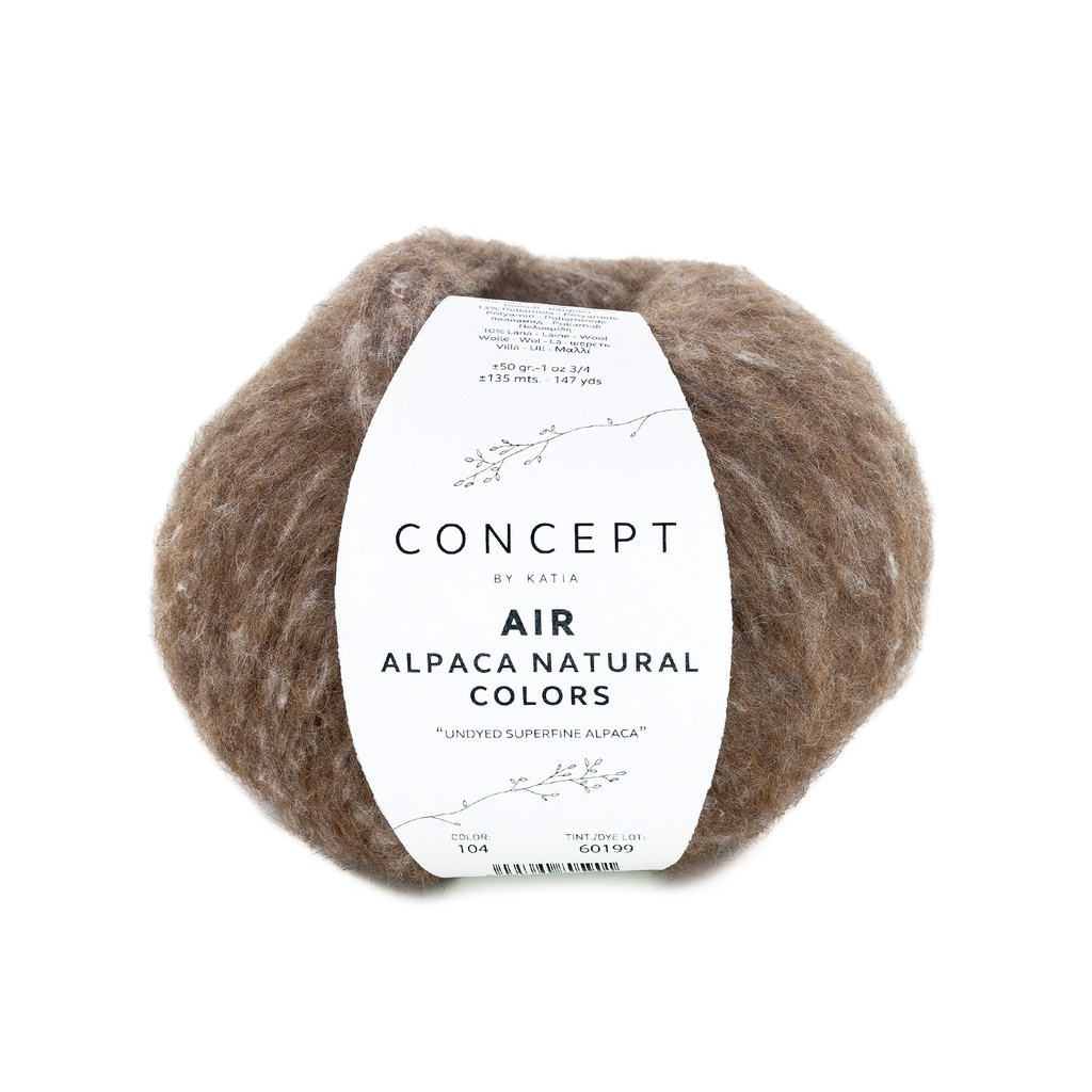 Air Alpaca Natural Colors 104