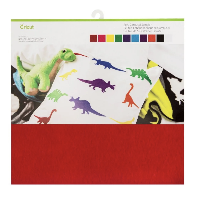 Felt carousel sampler 30.5x30.5cm 10pcs