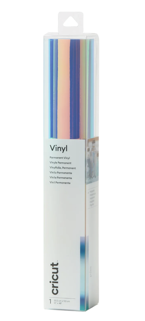 Holografisch vinyl Blauw