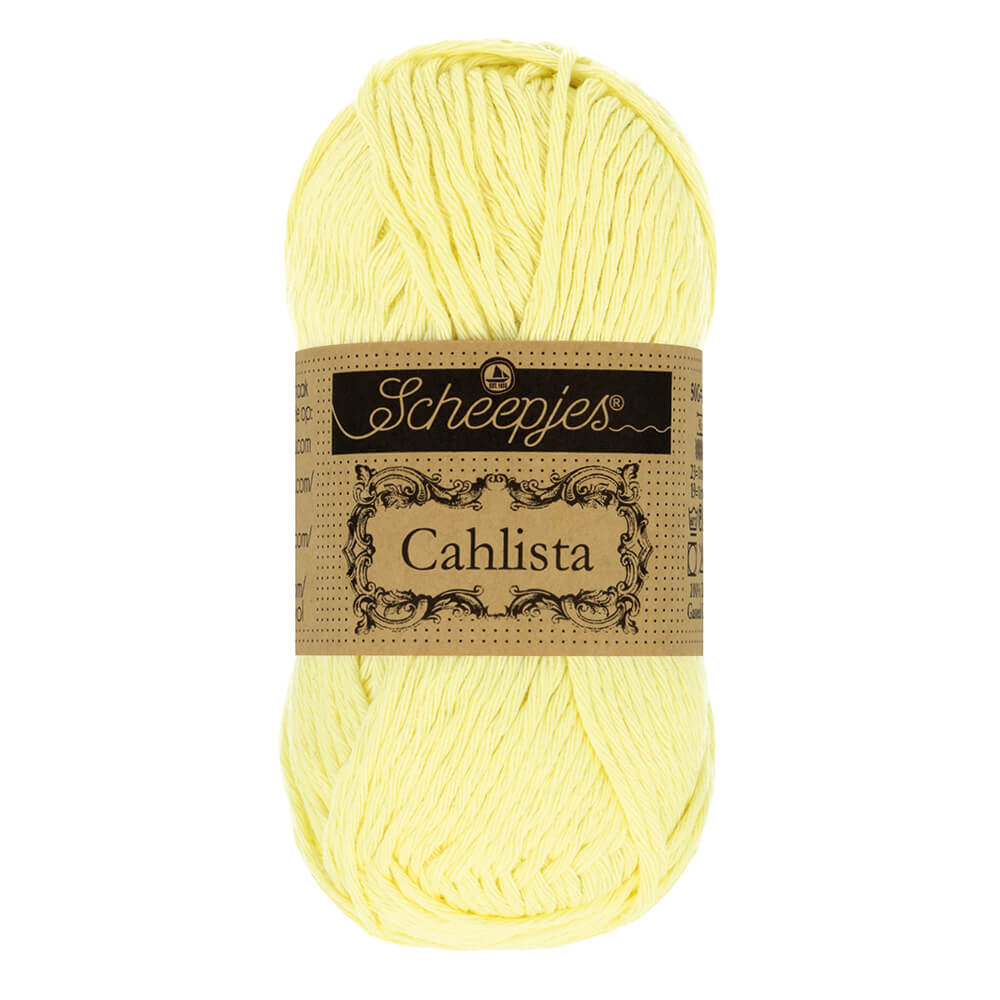 Scheepjes Cahlista 50g - 100 Lemon Chiffon