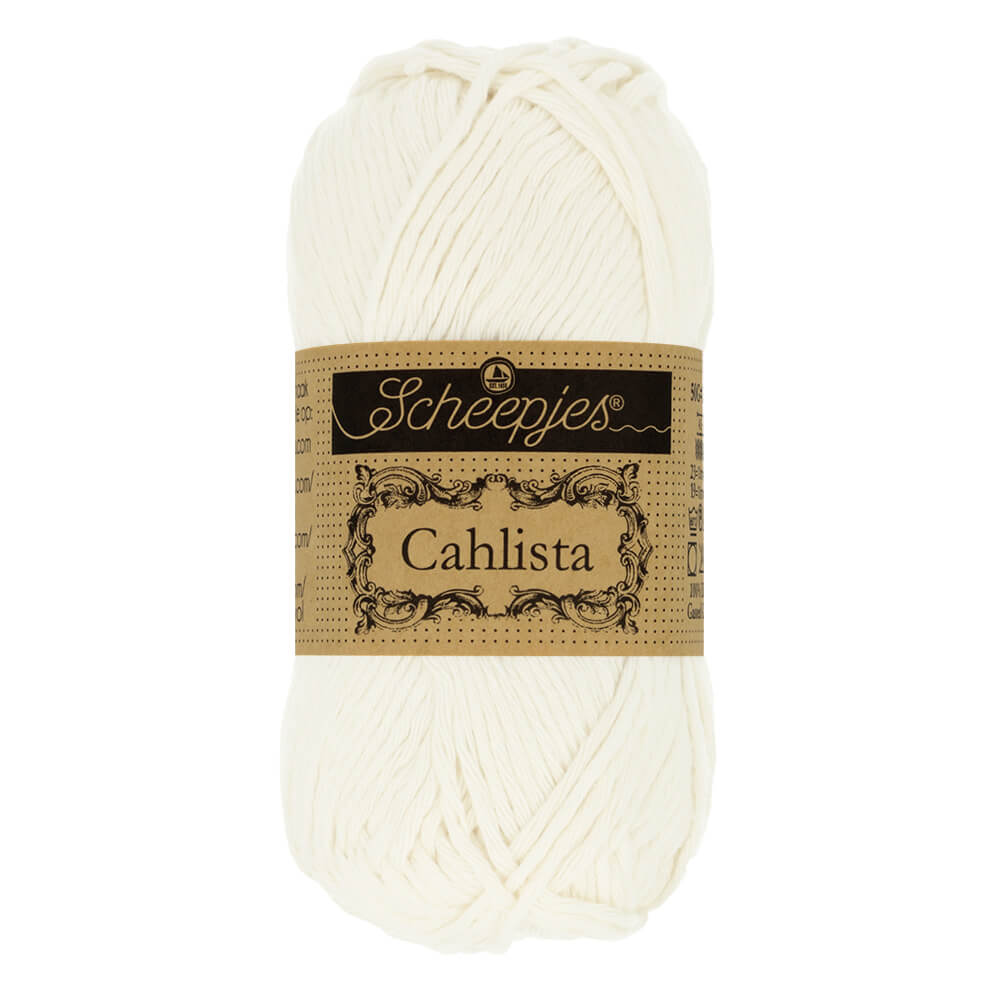 [1707-105] Scheepjes Cahlista 50g - 105 Bridal White