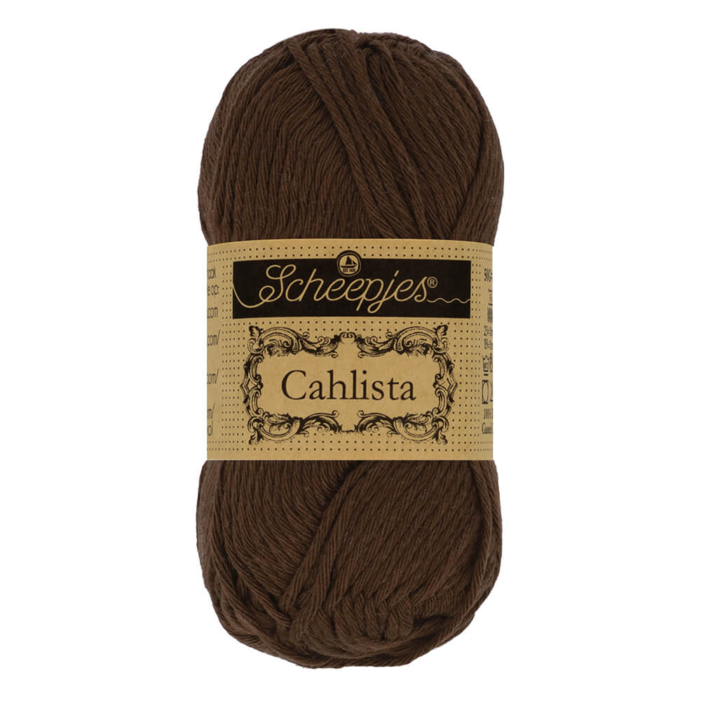 Scheepjes Cahlista 50g - 162 Black Coffee