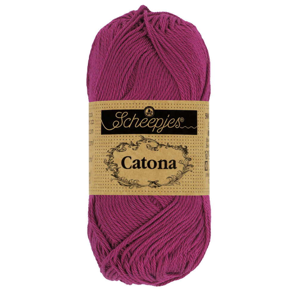 Scheepjes Catona 50g - 128 Tyrian Purple