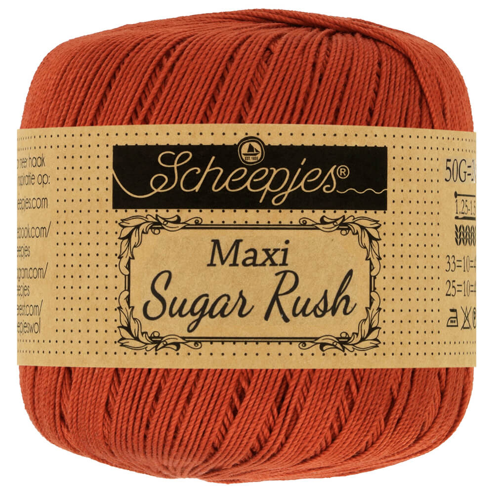 Scheepjes Maxi Sugar Rush 50g - 388 Rust