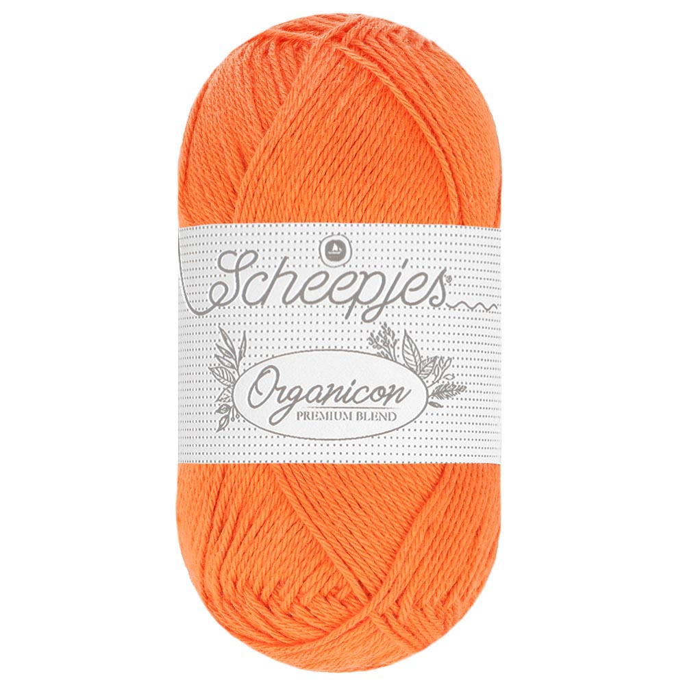 Scheepjes Organicon 50g - 224 Deep Tangerine
