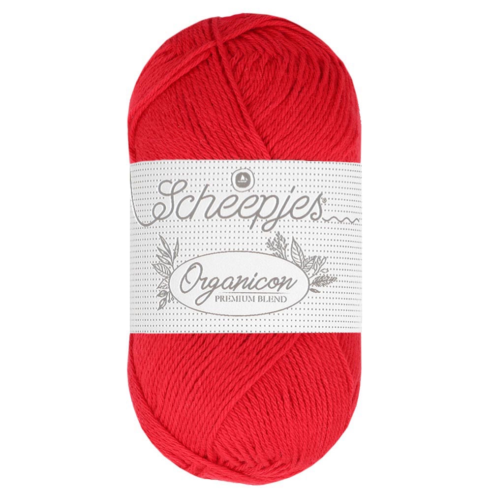 Scheepjes Organicon 50g - 244 Red Rose