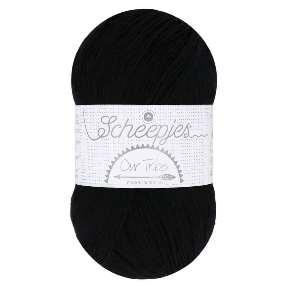 Scheepjes Our Tribe 100g - 881 Blackberry Black