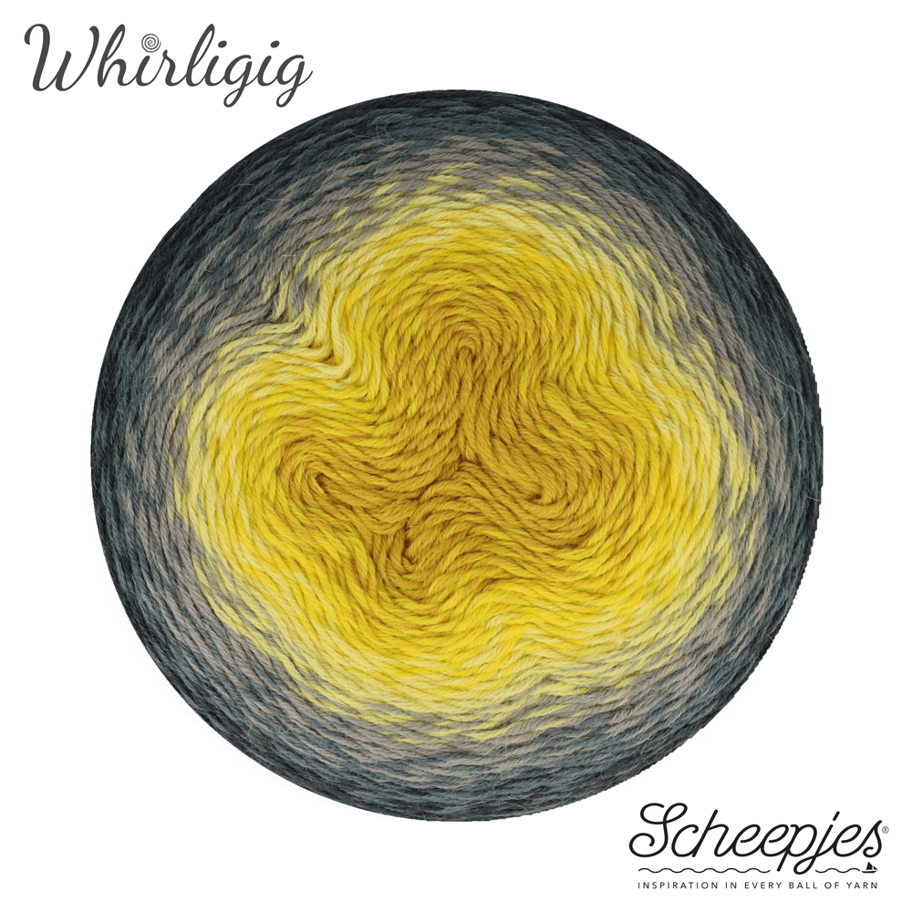 Scheepjes Whirligig 1x450g - 200 Grey to Ochre