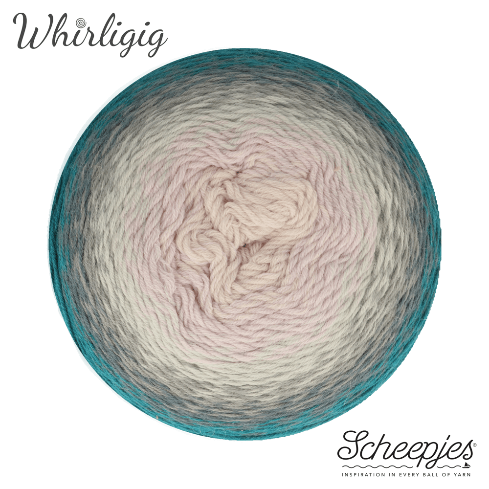 Scheepjes Whirligig 1x450g - 204 Teal to Lavender