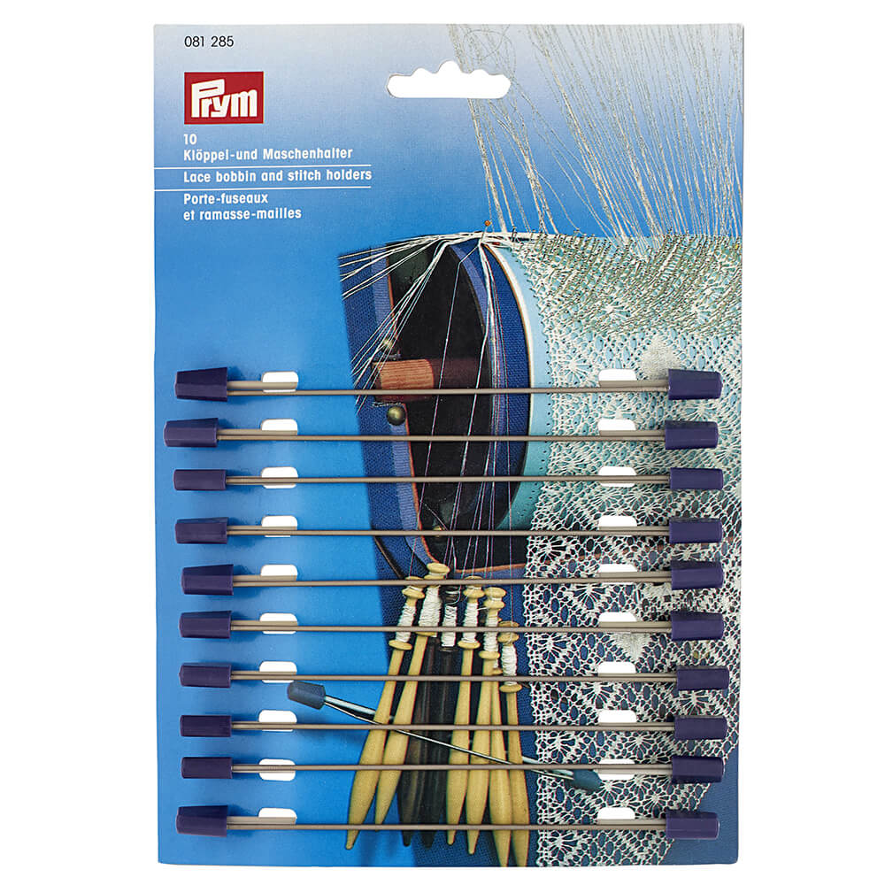 Prym Kantklos- en stekenhouders 13cm paars 