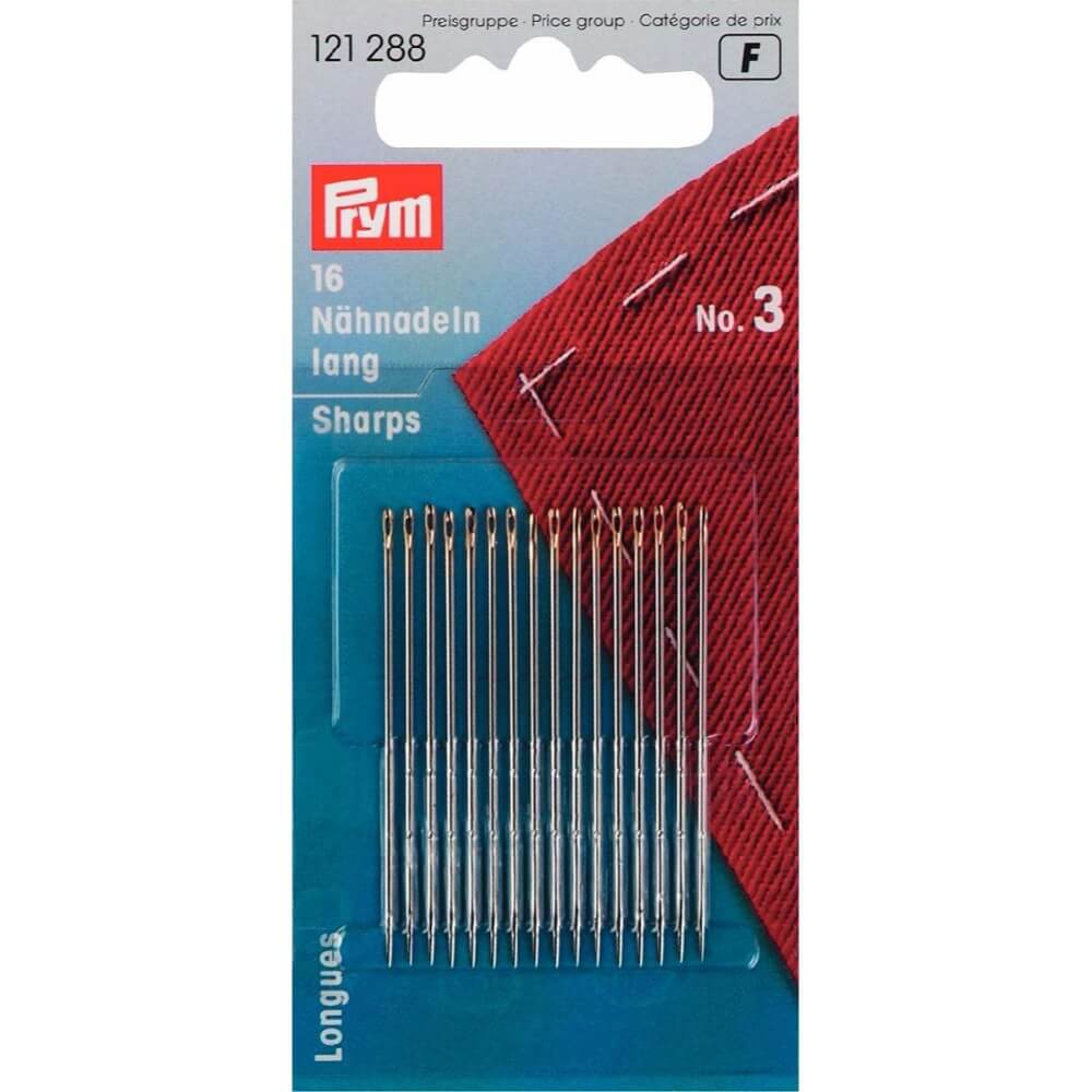 Prym Naainaalden lang staal 0.90x44mm - 16st