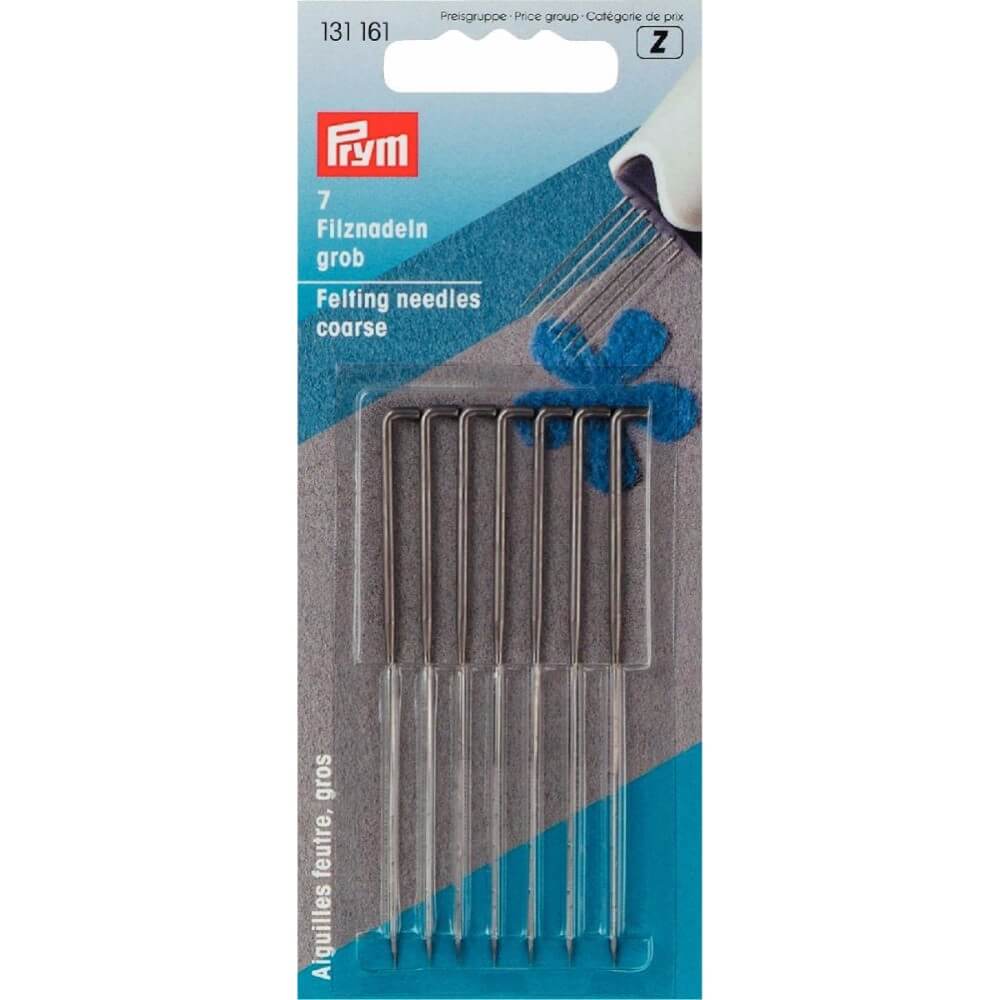 Prym Viltnaalden grof zilver - 7st