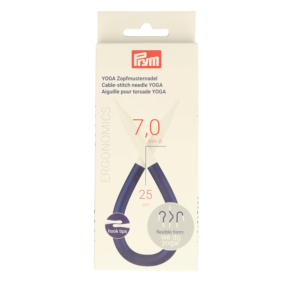 Prym Ergonomics kabelnaald yoga 25cm 7.00mm - 5st