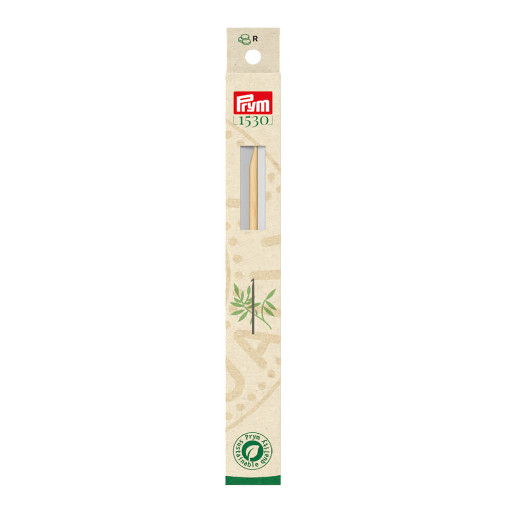 Prym 1530 haaknaalden bamboe 15cm 4.00mm - 5st