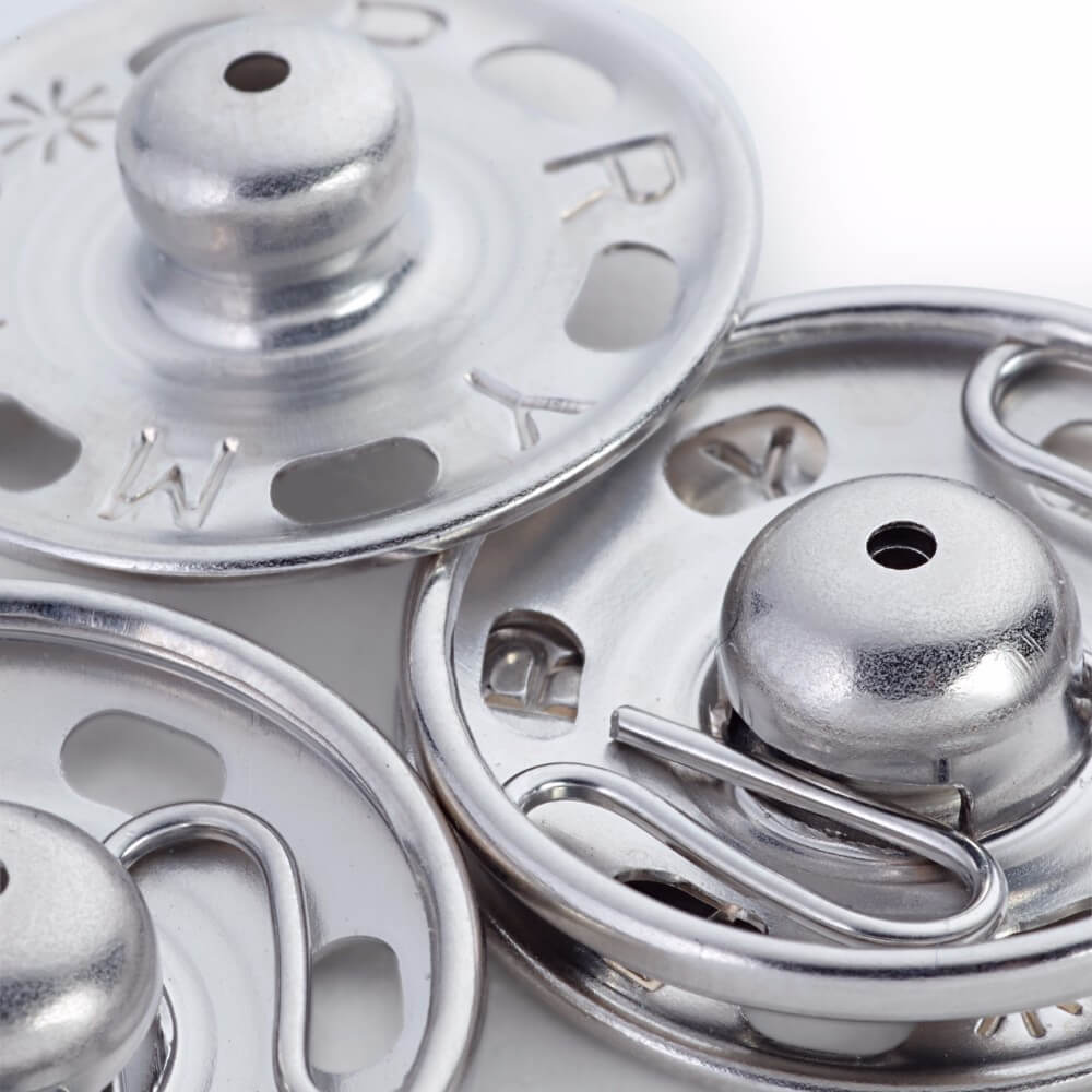 Prym Aannaaidrukknoop messing 21mm zilver - 