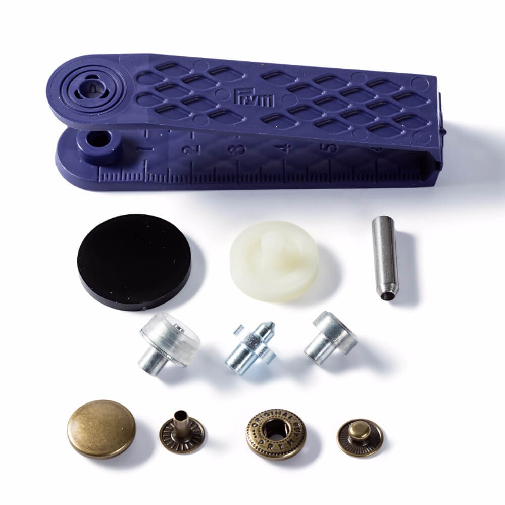 Prym Naaivrijdrukknoop anorak 15mm oudmessing - 10st