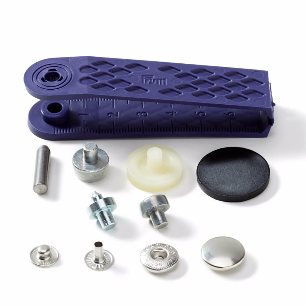 Prym Naaivrijdrukknoop anorak 15mm zilver - 10st