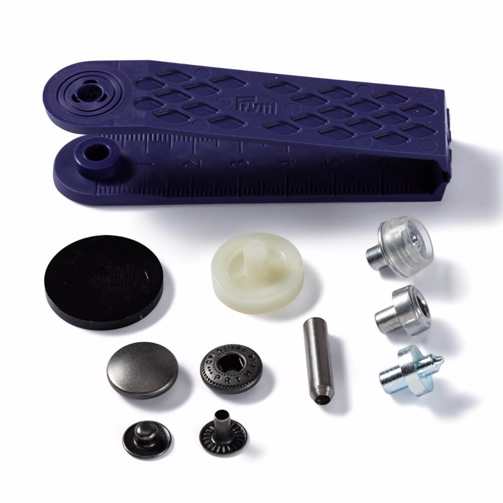 Prym Naaivrijdrukknoop anorak 15mm oud ijzer - 10st