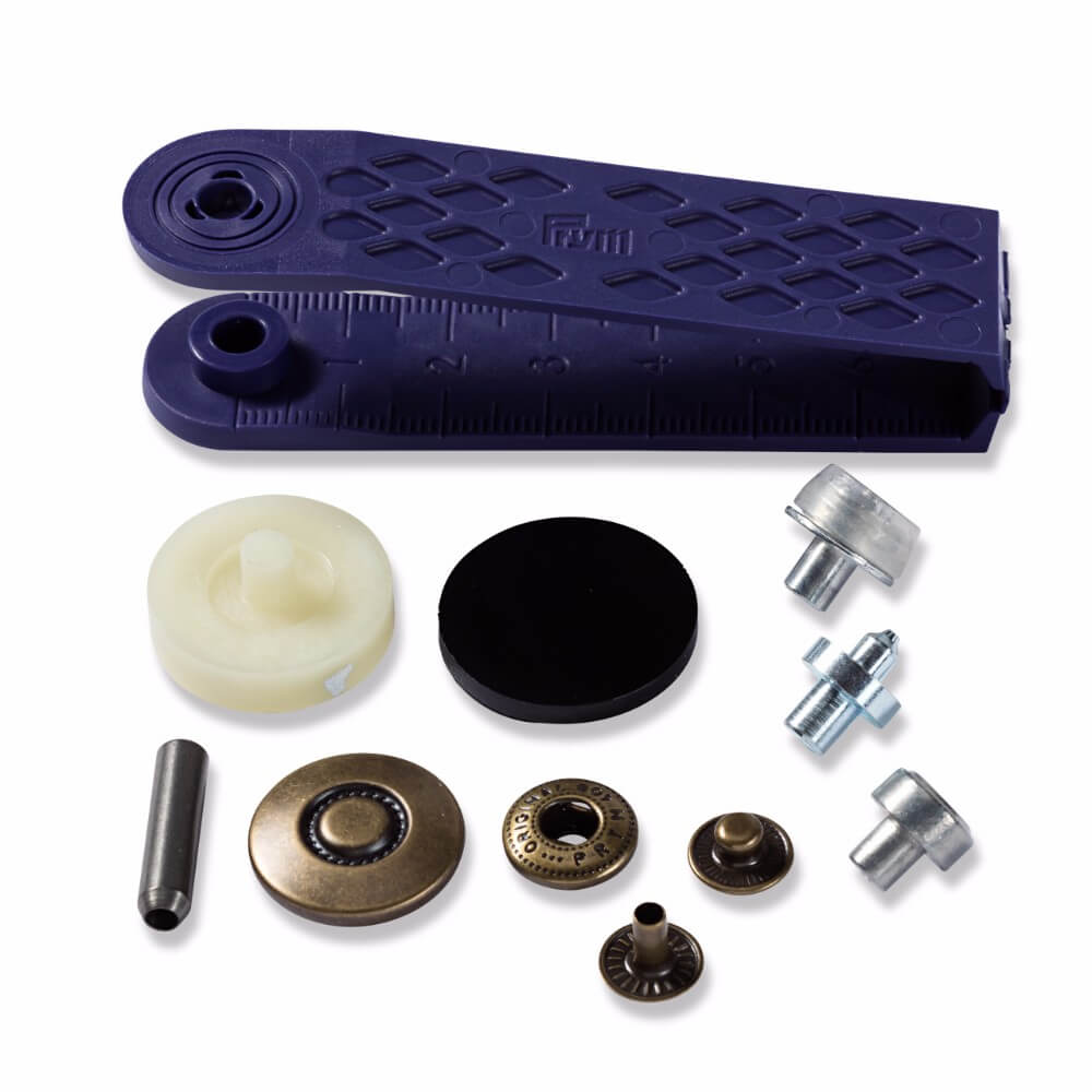 Prym Naaivrijdrukknoop Anorak Design Band 20mm oudmes. - 6