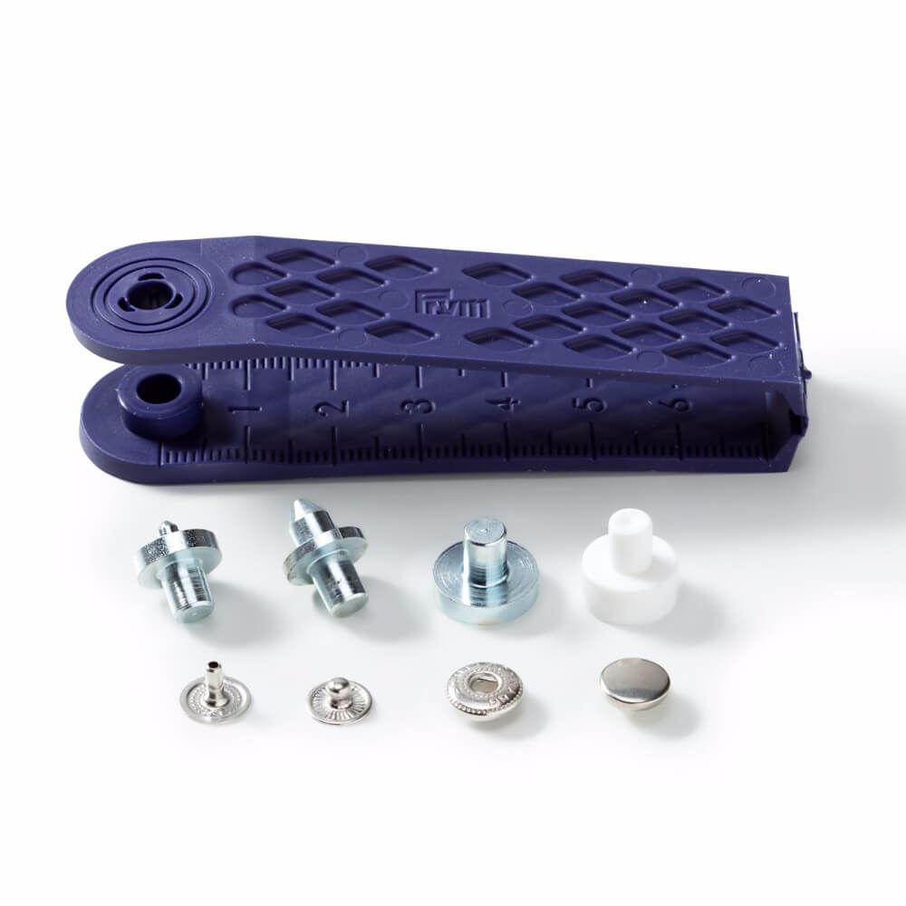 Prym Naaivrijdrukknoop mini 8mm zilver - 10st