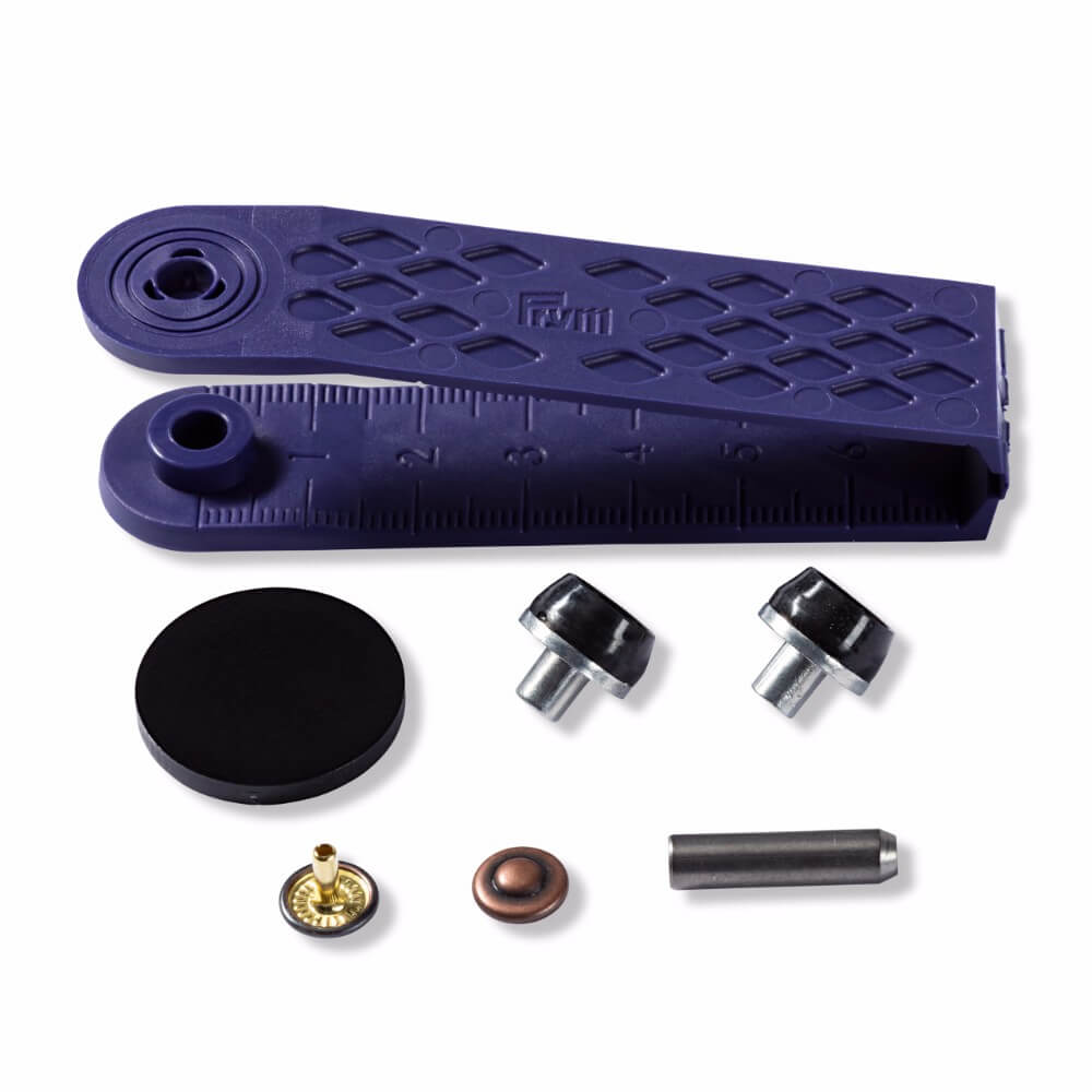 Prym Siernieten messing 9mm oud koper-brons - 24st