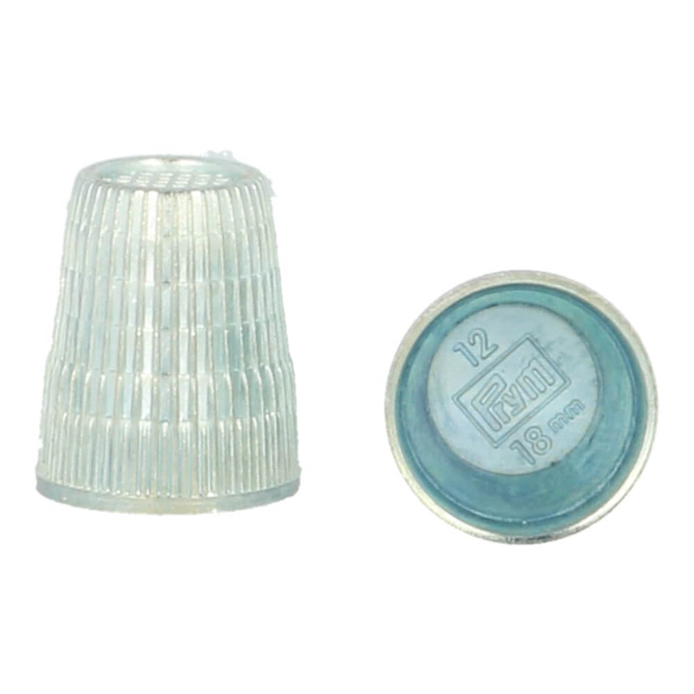 [431841] Prym Vingerhoed zinkdruk 18mm zilver - 10st