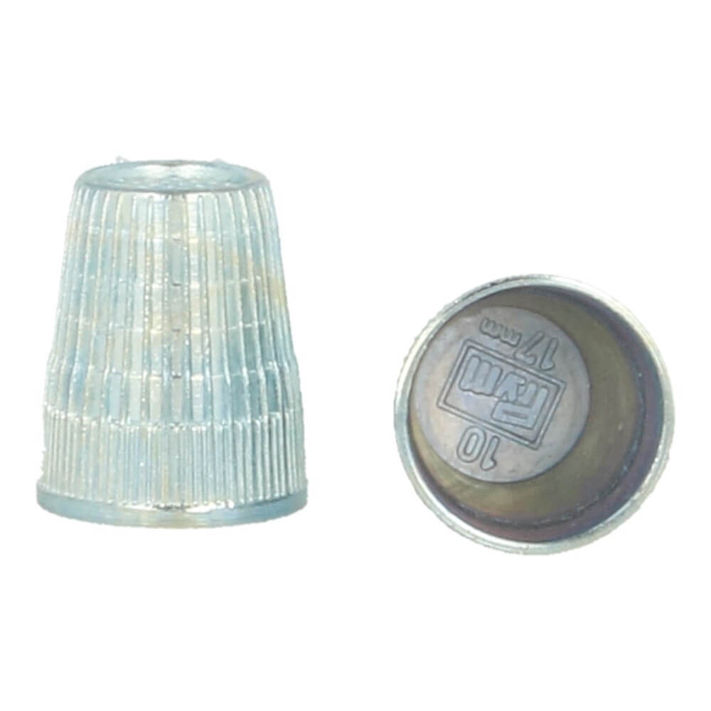 Prym Vingerhoed zinkdruk 17mm zilver - 10st