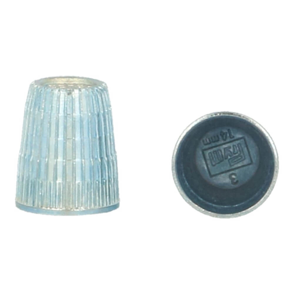 [431846] Prym Vingerhoed zinkdruk 14mm zilver - 10st