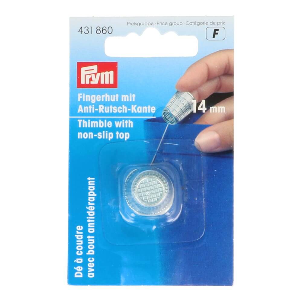 [431860] Prym Vingerhoed zinkdruk 14mm zilver - 