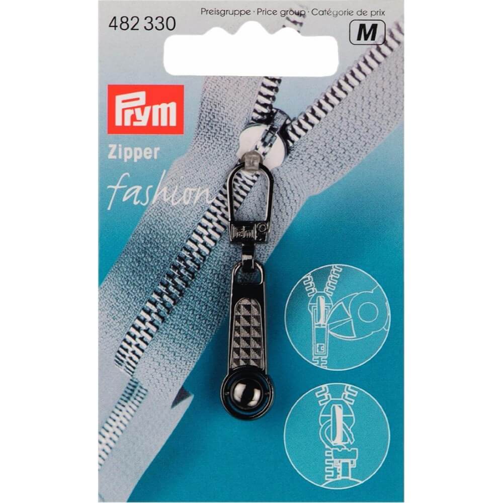 Prym Ritsenschuiver kogel zilver - 