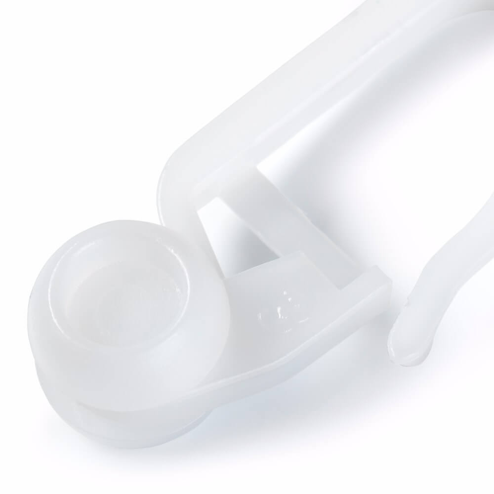 Prym Rollers met vouwhaken voor looprail 8mm wit - 50st