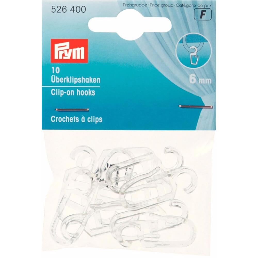 Prym Cliphaken 6mm transparant - 10st