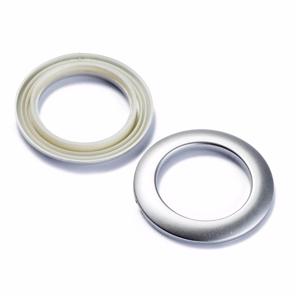 Prym Click ringen 40mm mat zilver - 3x6st