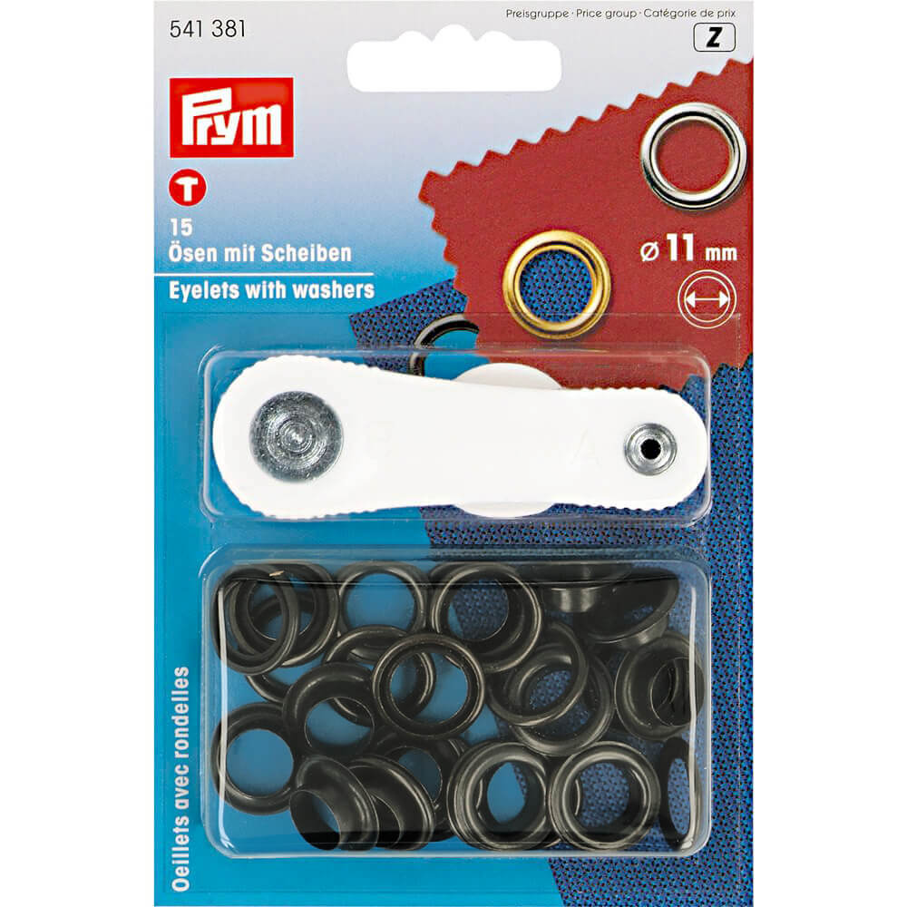 Prym Ringen en schijven 11mm brons - 1