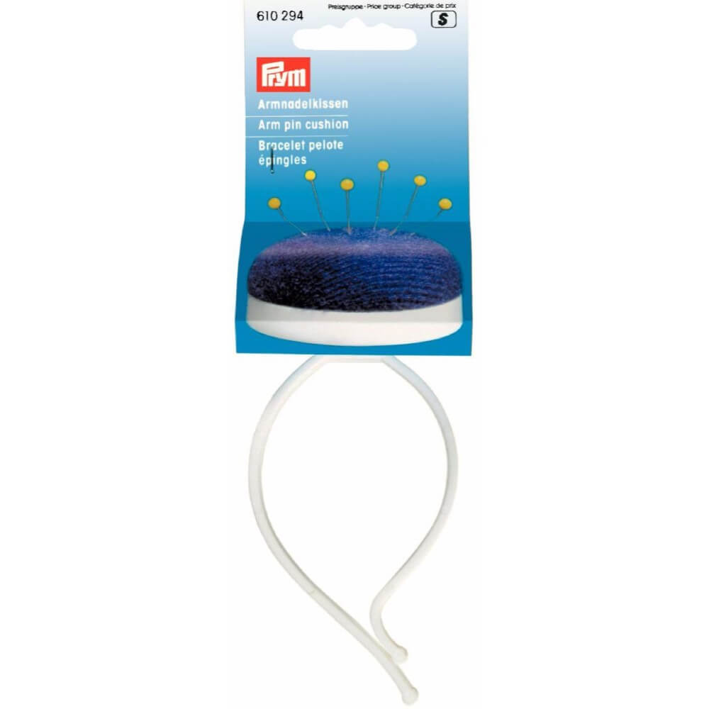 Prym Speldenkussen armband paars-wit - 